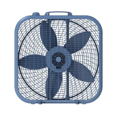 Lasko Cool Colors 20 3-Speed Energy Efficient Box Fan, Laguna Blue, B20312