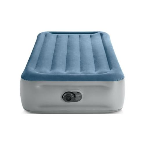 Intex 15 Essential Rest Dura-Beam Airbed Mattress with Internal Pump included- TWIN