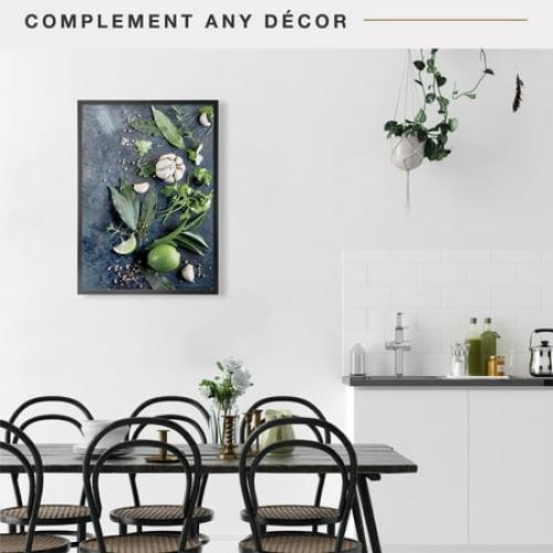 MCS Foundation 16x24 Poster Frame Traditional Brass, Vertical & Horizontal Wall Hanging Large Picture Frame for Photos, Posters & Art Prints (1-Pack)