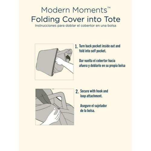 Modern Moments By Gerber Baby Boy Shopping Cart Cover, Sage