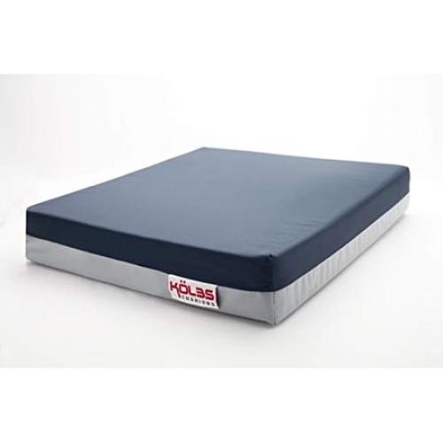 Kolbs Gel Extreme | Wheelchair Cushion Gel Seat Cushion | 3 Inch Thick (18 x 18 x 3)