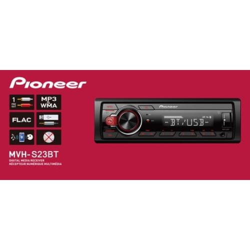 Pioneer MVH-S23BT Single Din Bluetooth Car Stereo Digital Media Receiver, Android Compatible (New)