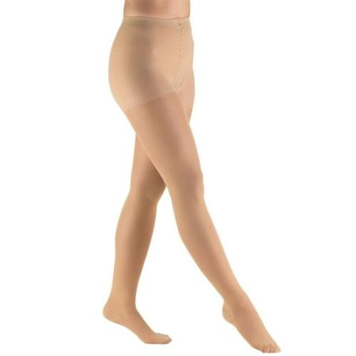 TRUFORM TruSheer Pantyhose 20-30mmHg (Beige) Medium