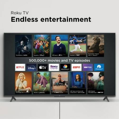 TCL 55 Class 4-Series 4K UHD HDR Smart Roku TV - 55S451
