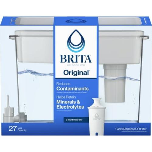 Light damage.  Brita Extra Large Ultramax 27 Cup Grey Filtered Water Dispenser with 1 Standard Filter