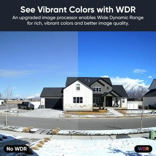 Wyze Cam V4 2.5K QHD Smart Home WiFi Security Camera Indoor/Outdoor, Motion Detection, Color Night Vision and Spotlight