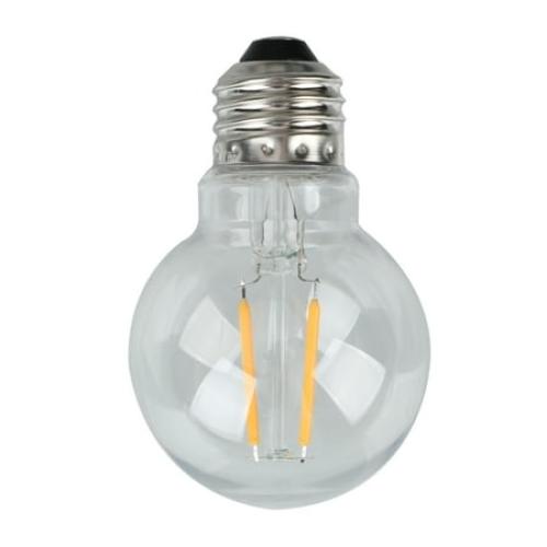 Better Homes & Gardens 24ft LED Globe String Lights, 12 Bulbs, Indoor/Outdoor, Warm White, 1 Count