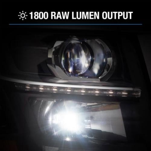 TYPE S - H8/H9/H11/H16JP UltraBright LED Fog Light - 1800LM Each, 6500K, 26W, Powersports, 2 Pack