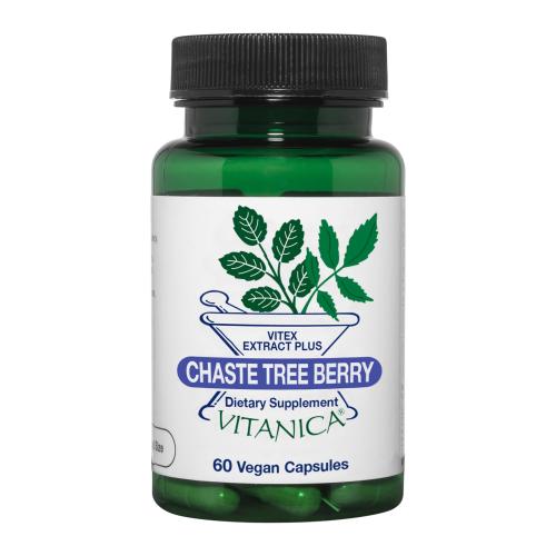 Vitanica Chaste Tree Berry Vitex Extract Plus Vegan 60 Capsules