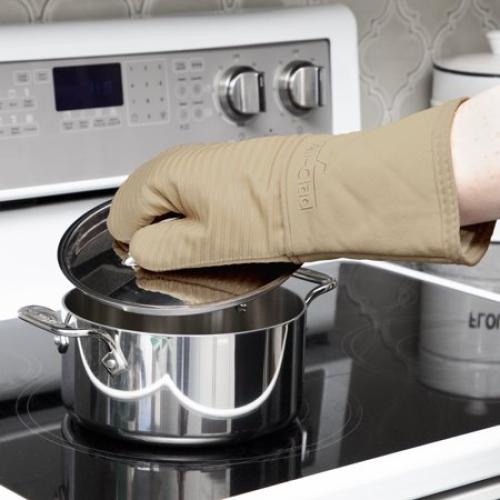 All-Clad Silicone Oven Mitt, 2 Pack, Cappuccino