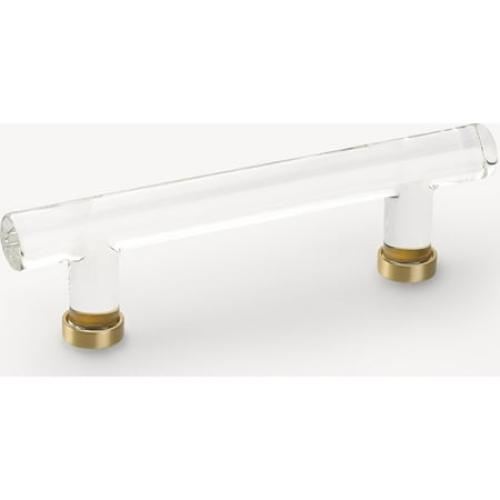 Emtek 86724 Modern Bar 4 Center To Center Cabinet Bar Pull From The Glass Collection -