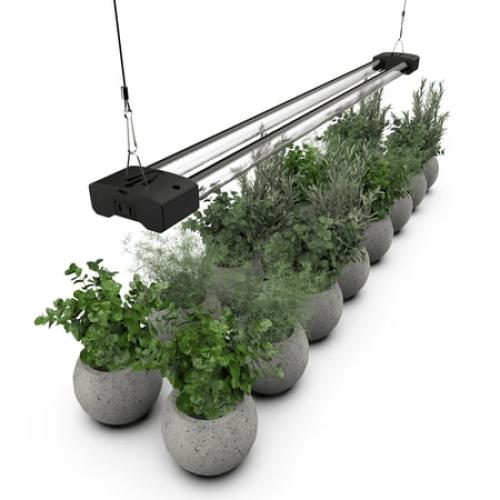 BoostGro 3FT LED Grow Light Full Spectrum with Enriched Red Light Linkable Design for Indoor Plants and Gardening (4-pack)