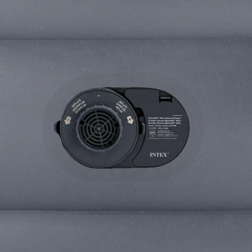 Intex 20 Dura-Beam Deluxe Raised Air Bed Mattress with Internal Pump - Queen