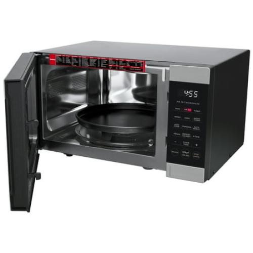Galanz 0.9 Cu ft Air Fry Countertop Microwave, 900 Watts, Stainless Steel, New