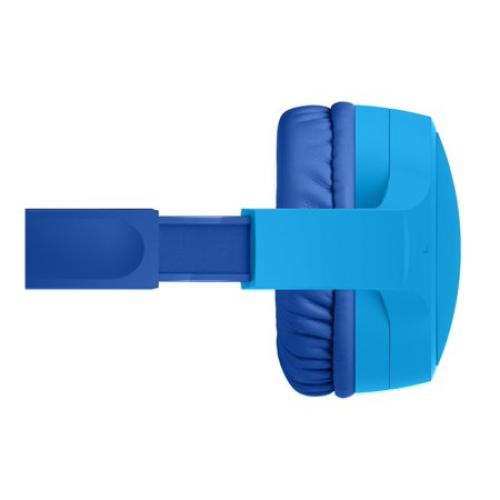 Color Blue Belkin SoundForm Mini - Headphones with mic - on-ear - Bluetooth - wireless, wired - 3.5 mm jack - blue