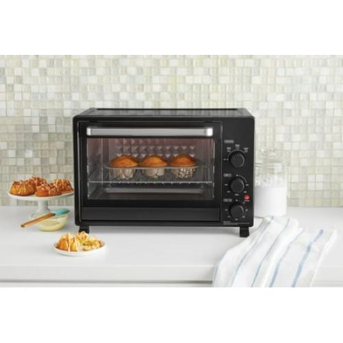 Mainstays XL Toaster Oven, 34QT, 6-Slice Family Size, Black, 1500W, New