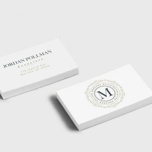 Avery Business Cards, Clean Edge, Matte White, 2 x 3.5, Paper, Inkjet, Pack of 90 Cards