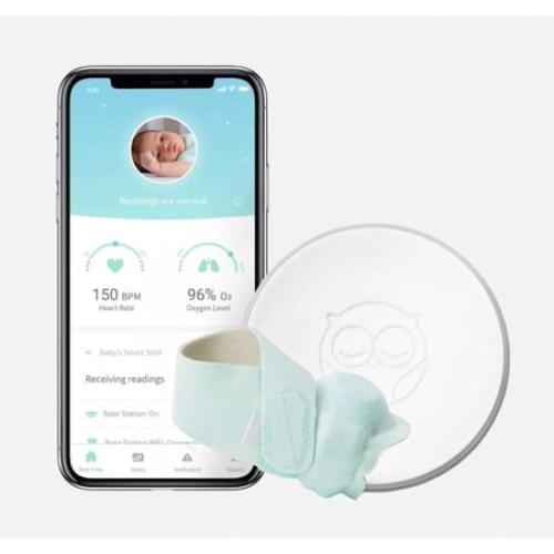 Owlet Smart Sock 2 Baby Monitor - Activity Tracker with Heart Rate Monitor - New