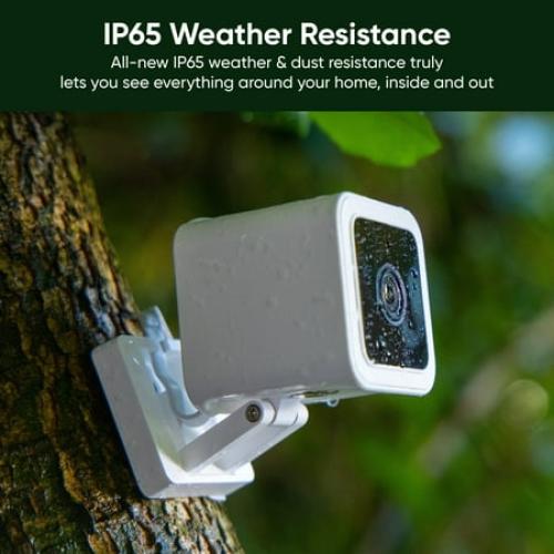 Wyze Cam v3 Color Night Vision CCTV surveillance camera Black