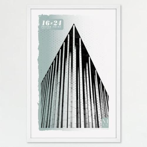 MCS Foundation 16x24 Poster Frame Traditional Brass, Vertical & Horizontal Wall Hanging Large Picture Frame for Photos, Posters & Art Prints (1-Pack)