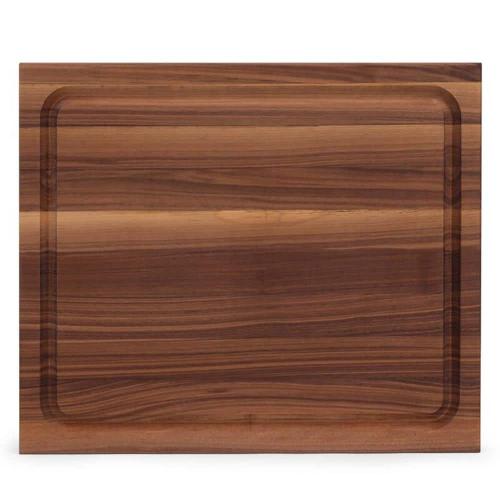 17 in. x 21. in Rectangular Wood Cutting Board with Juice Groove
