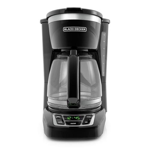 12-Cup Black Programmable Coffeemaker