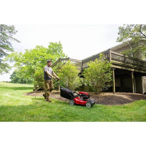 21 in. 163cc OHV Engine Front-Wheel Drive 2-in-1 Gas Walk Behind Lawn Mower with Tri-Action Cutting System