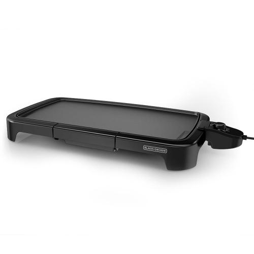 200 sq. in. Black Non-Stick Electric Griddle