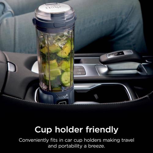 Blast 18 Oz. Single Speed Denim Blue Portable Blender