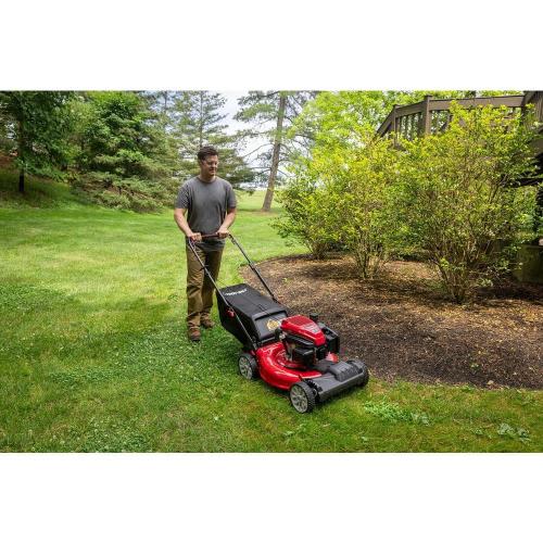 21 in. 163cc OHV Engine Front-Wheel Drive 2-in-1 Gas Walk Behind Lawn Mower with Tri-Action Cutting System