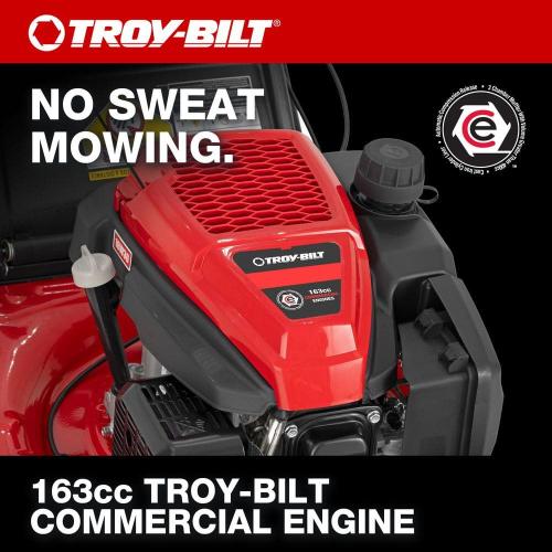 21 in. 163cc OHV Engine Front-Wheel Drive 2-in-1 Gas Walk Behind Lawn Mower with Tri-Action Cutting System