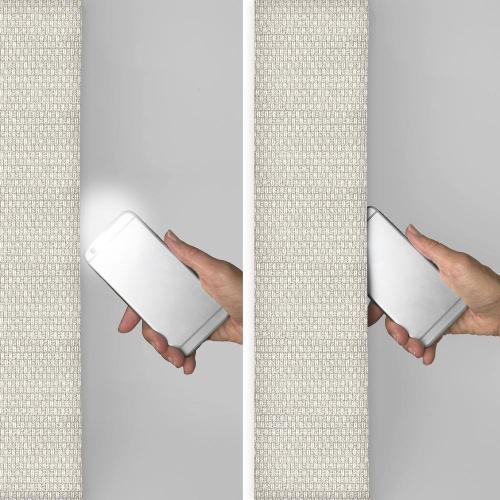 Almond Milk Solid Polyester 42 in. W x 84 in. L Grommet Blackout Curtain Panel