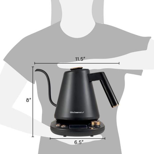 1 L EKT3001 Matte Black Electric Water Kettle
