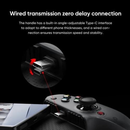 RedMagic Shadow Blade Controller 2nd Generation Black Type-C/3.5mm Interface Hall Rocker REDMAGIC Mobile Smartphone Accessory