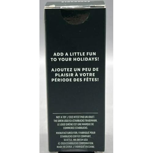 Starbucks Ornament Ornament Keychain Christmas 2024 Cold Cup Red Swirl