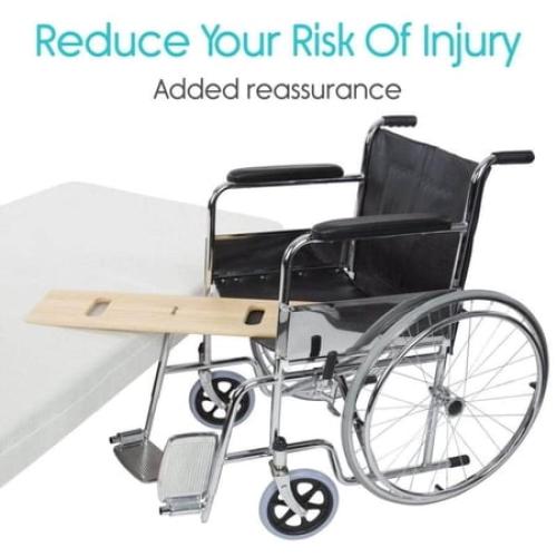 Vive Transfer Board (36 by 12) - Patient Slide Assist Device - Transferring from Wheelchair to Bed, Toilet, Car, Bathtub - Heavy Duty Sliding for Elderly
