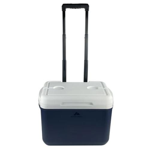 Ozark Trail 30 QT Rolling Hard Side Cooler, 42-Can Capacity