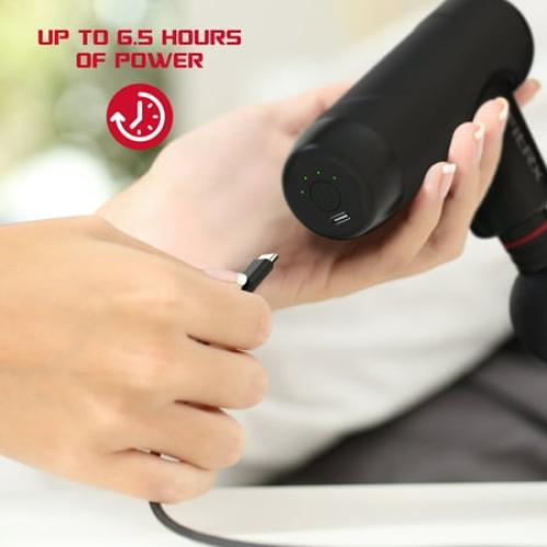 FitRx Mini Pro Neck and Back Massager, Handheld Deep Tissue Muscle Massage Gun