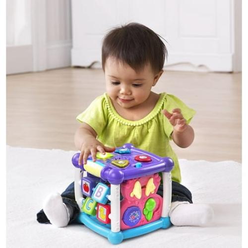VTech Busy Learners Activity Cube- Purple
