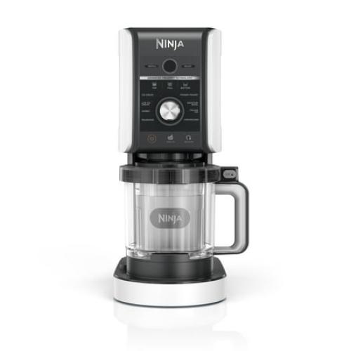 Ninja CREAMi Max Ice Cream Maker, Sorbet, Milkshakes, Frozen Yogurt, & More, 9 One-Touch Programs, (2) 24 Oz Family-Sized Tubs & Lids, NC550 Stone Silver