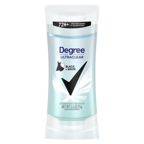 Degree UltraClear Black White Antiperspirant Deodorant, 2.6 oz