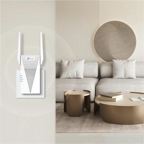 TP-Link RE615X Dual Band IEEE 802.11 a/b/g/n/ac/ax 1.80 Gbit/s Wireless Range Extender