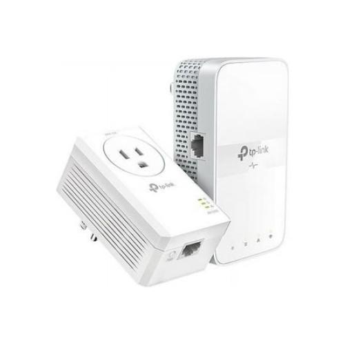 TP-Link TL-WPA7617 KIT AV1000 Gigabit Passthrough Powerline ac Wi-Fi Kit Powerline: Up to 1000 Mbps Ethernet: 10/100/1000 Mbps