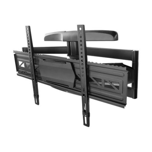 Insignia NS-HTVMM1703-C - Bracket - for flat panel - steel - black - screen size: 47-80 - wall-mountable