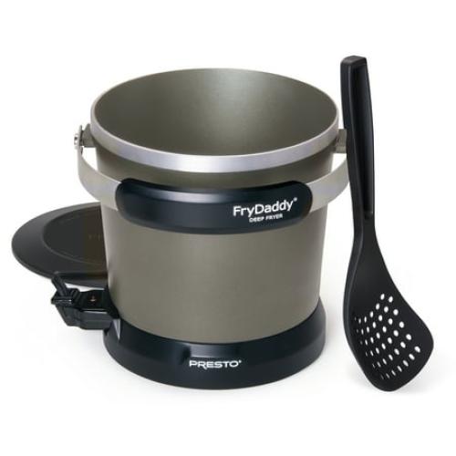 (NO POWER CORD) Presto FryDaddy Electric Deep Fryer, Black 05428