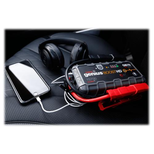 Black NOCO Genius Boost HD GB70 2,000A Jump-Starter Power Pack