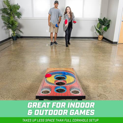 Size 4'H x 2'W GoSports Wood 4' Carnival Arcade Bean Bag Toss
