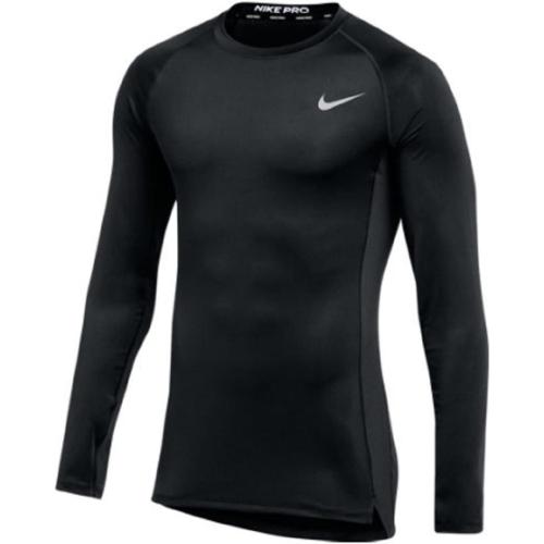 Nike Mens Pro Fitted Long Sleeve Training Tee X-Large Black