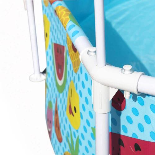 8 ft. x 8 ft. Round 20 in. Deep Above Ground Kiddie Pool with Shaded Canopy