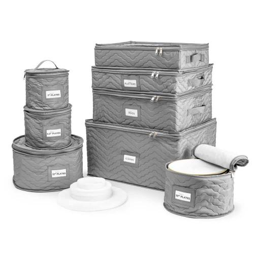 China Storage Containers (Quilted)-Glass and Dish Storage Containers for Transport